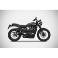 ZARD Full CONICAL HIGH MOUNT Exhaust for Triumph Street Scrambler ZARD Full CONICAL HIGH MOUNT Exhaust for Triumph Street Scrambler